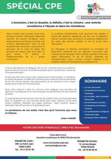 Bulletin CPE - Octobre 2024