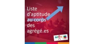 Accès au corps des professeurs agrégés par liste d'aptitude