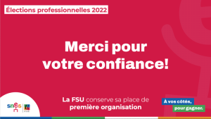 La FSU : 1re organisation dans l'Éducation !