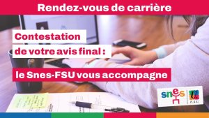 Avis final suite au rendez-vous de carrière effectué en 2023-2024