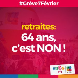 Retraites : en grève le 7 février !