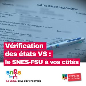 Alerte VS : Vérification des services