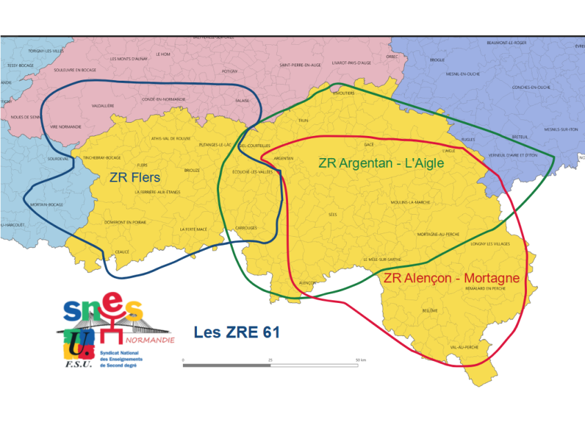 3 zones de remplacement TZR Orne